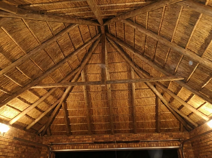 Thatch roof construction service